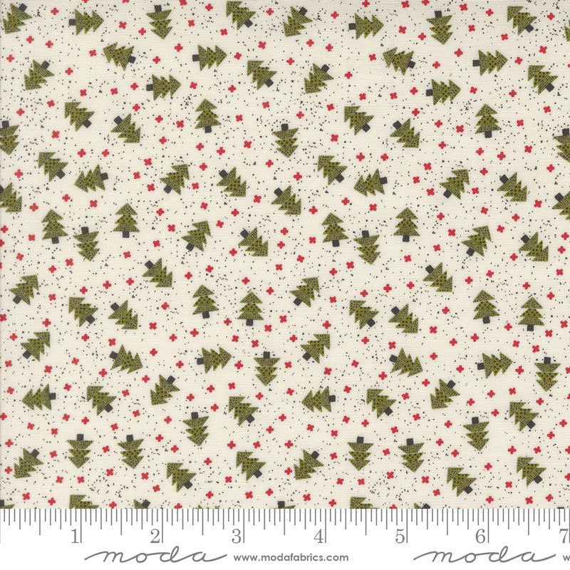 Emmitt and Ivy Spruce Vanilla Yardage by Sweetwater for Moda Fabrics | 55692 11