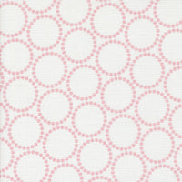 Tiny Christmas Pearl Bracelet Snow Cotton Candy Yardage by Lizzy House for Moda Fabrics | 37136 11