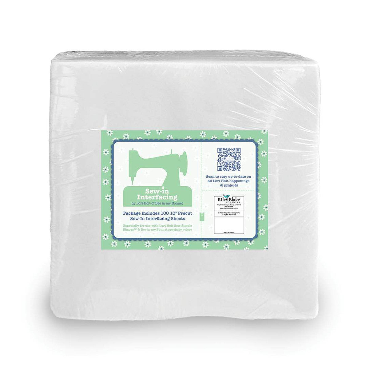 Lori Holt 10" Precut Squares Sew-In Interfacing  | ST 31263