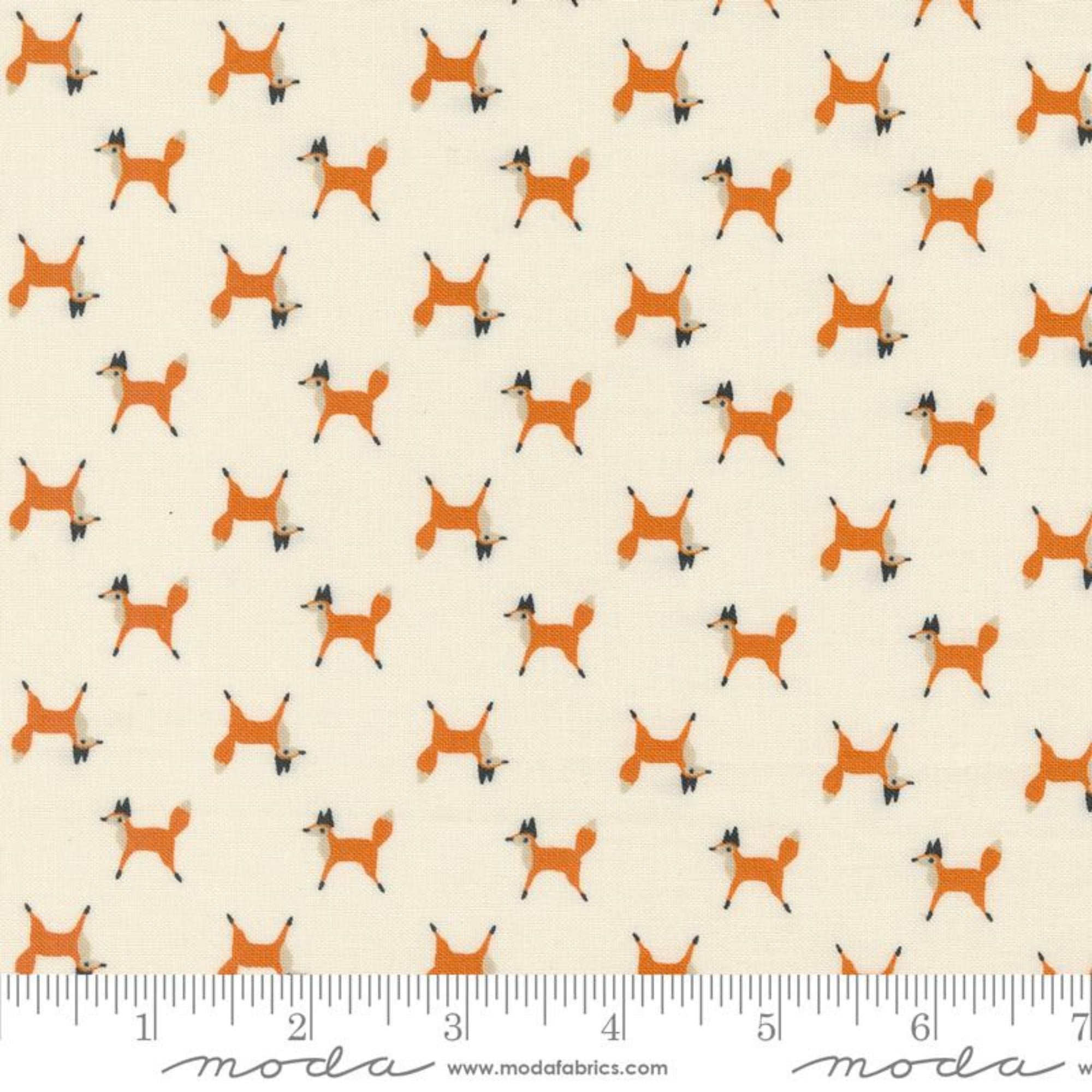Woodland Wonder Fox Trot Cloud Yardage by Gingiber for Moda Fabrics | 48394 11