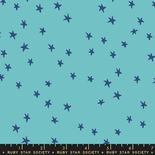 Starry Turquoise Yardage by Alexia Marcelle Abegg for Ruby Star Society and Moda Fabrics | RS4109 43