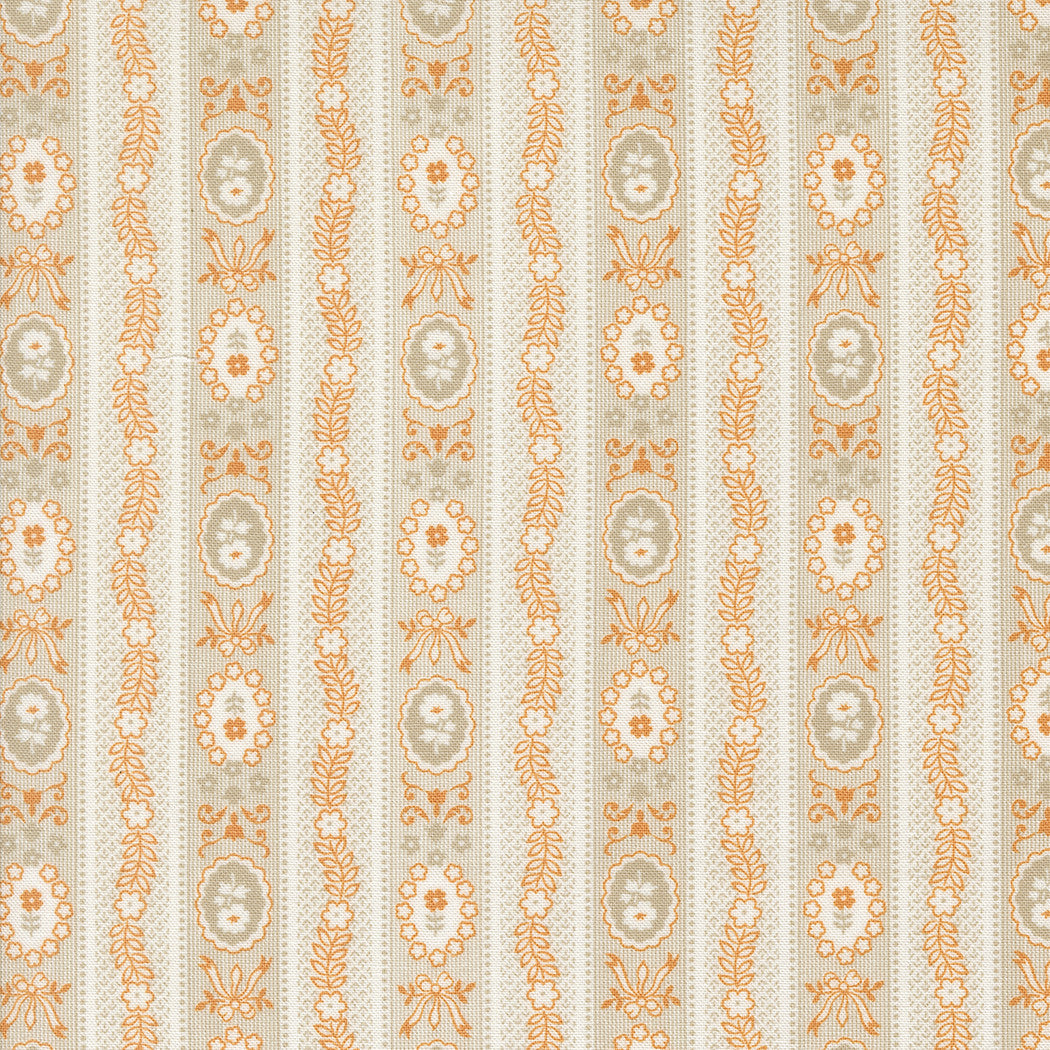 Agatha Road Wallpaper Ghost Multi Yardage by Fig Tree & Co for Moda Fabrics | 35412 11