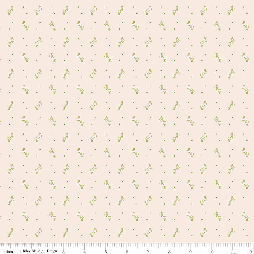 Gentler Times Ditty Latte Yardage by Lori Holt of Bee in My Bonnet For Riley Blake Designs | C16476-LATTE