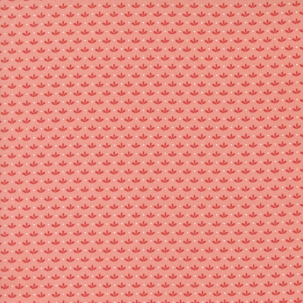 Raspberry Summer Sprout Carnation Yardage by Sherri & Chelsi for Moda Fabrics | 37694 12