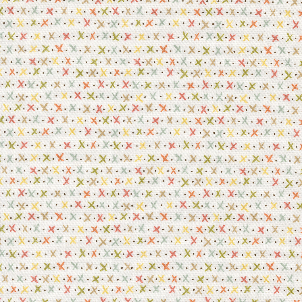 Lucky Xs and Os Cloud Yardage by Sweetwater for Moda Fabrics | 55705 11