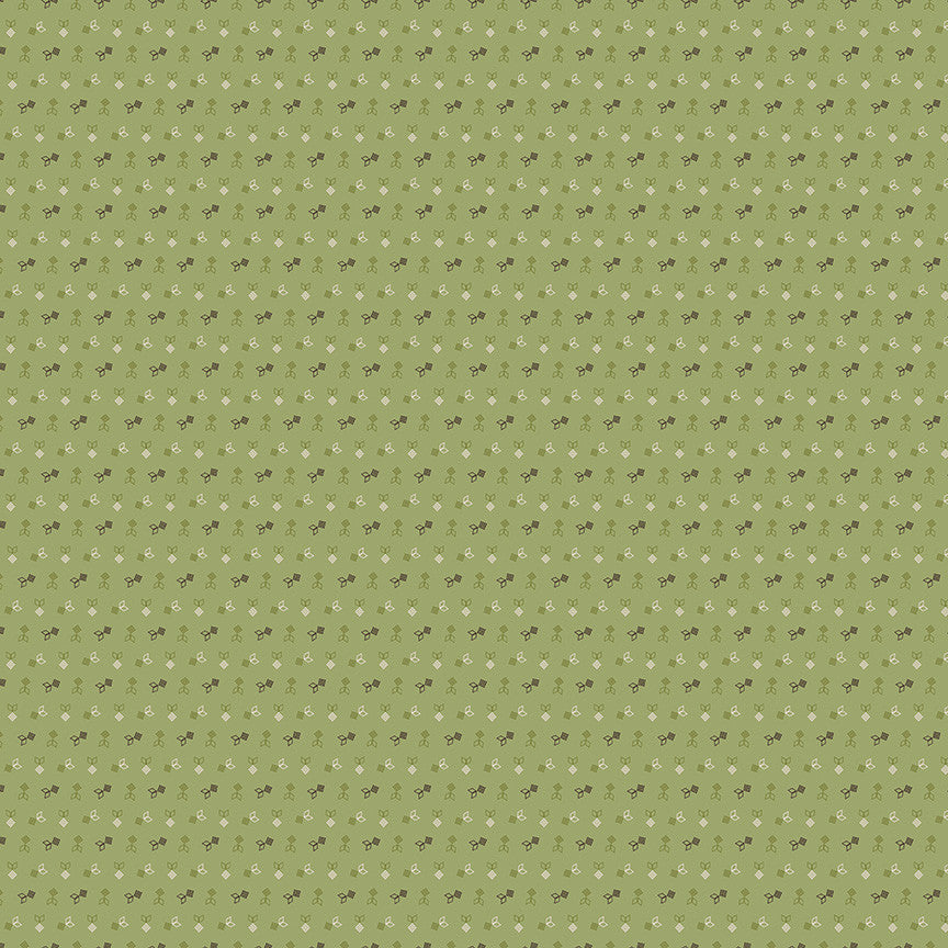 Gentler Times Dapper Lettuce Yardage by Lori Holt of Bee in My Bonnet For Riley Blake Designs | C16472-LETTUCE