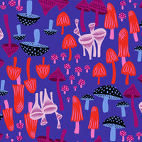 PRESALE Hello Alice Mushroom Land Blacklight Yardage by Sarah Watts for Ruby Star Society | RS2124 14