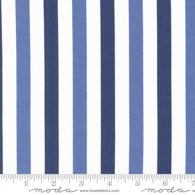 Star Spangled Flag Stripe Twilight by April Rosenthal of Prairie Grass for Moda Fabrics | 24172 12