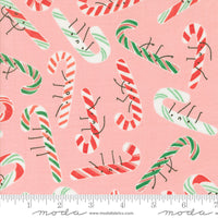 Tiny Christmas Candy Cane Cotton Candy Yardage by Lizzy House for Moda Fabrics | 37134 15