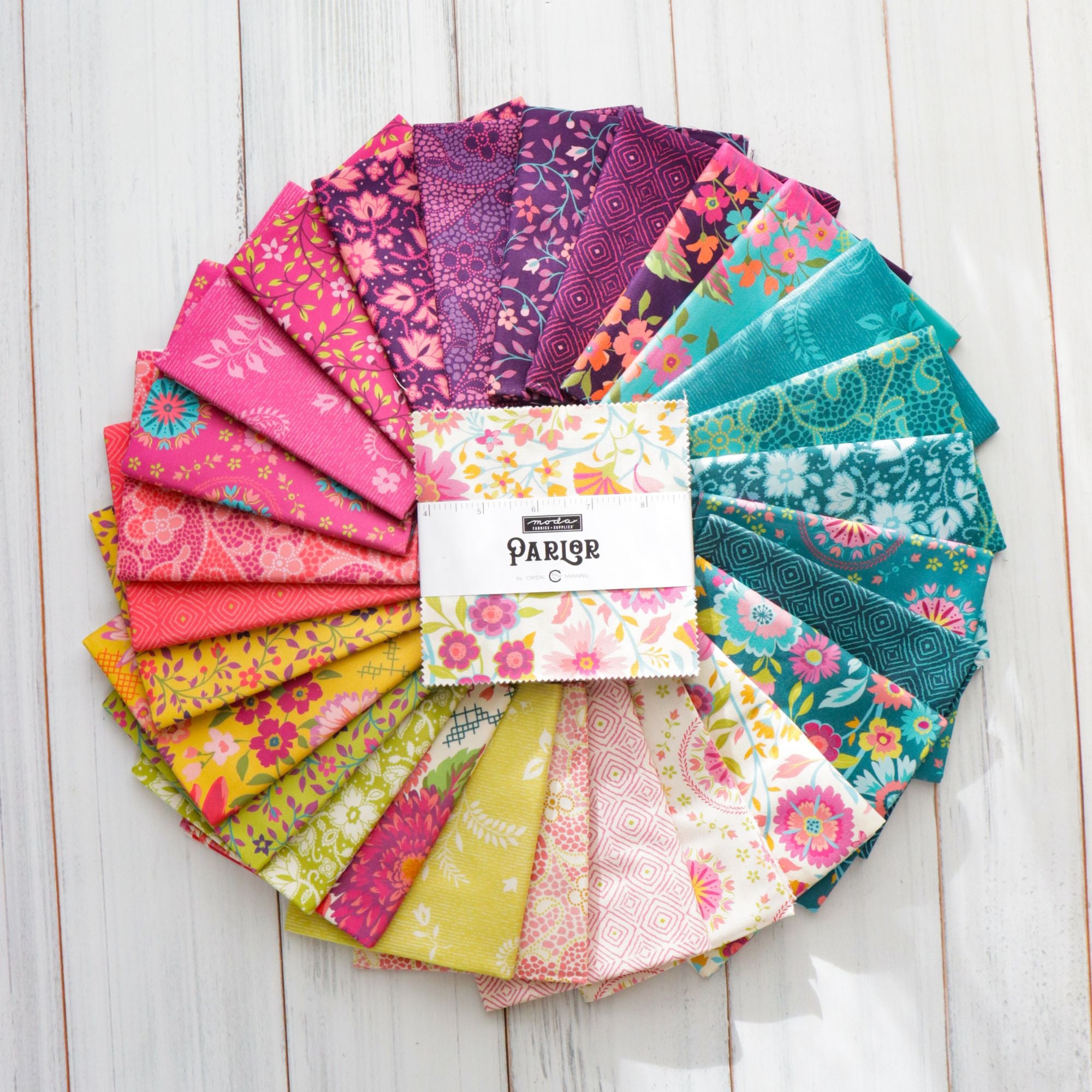 Parlor Charm Pack 5" by Crystal Manning for Moda Fabrics | 11960PP