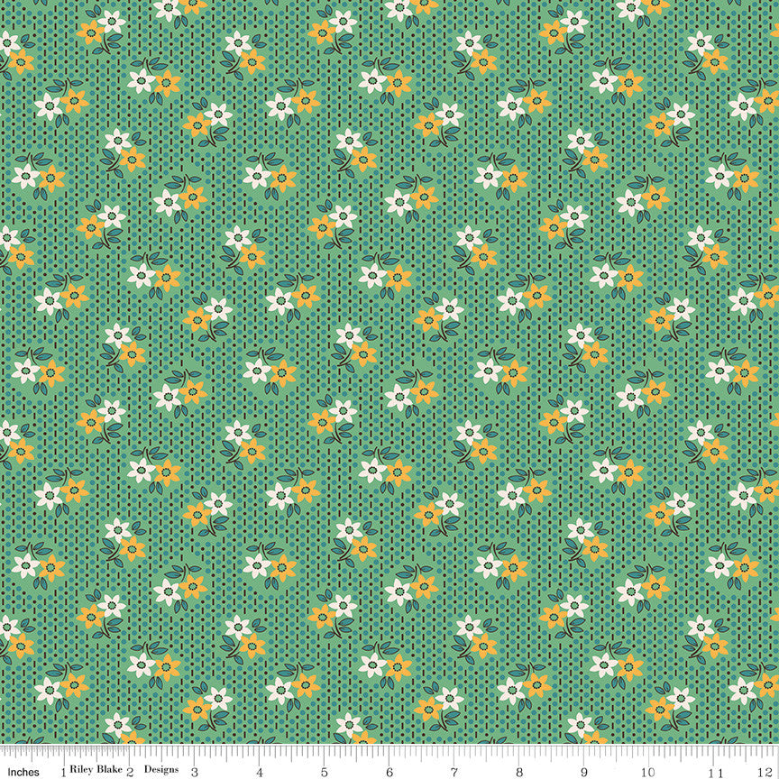 Gentler Times Nostalgia Alpine Yardage by Lori Holt of Bee in My Bonnet For Riley Blake Designs | C16480-ALPINE