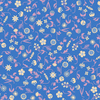 Salutations Flowery Florals Lapis Yardage by Rashida Coleman Hale for Ruby Star Society | RS1095 15