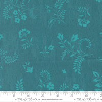 Parlor Boho Flowers Peacock Yardage by Crystal Manning for Moda Fabrics | 11967 16