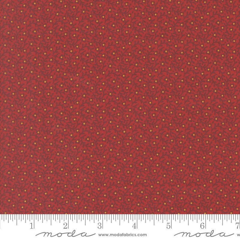 Sallys Stitches Creeping Thyme Turkey Red Yardage by Betsy Chutchian for Moda Fabrics | 31714 11
