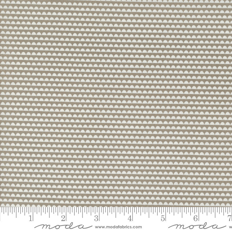 Rosemary Cottage Sundae Stripes Cedar Yardage by Camille Roskelley for Moda Fabrics | 55316 19
