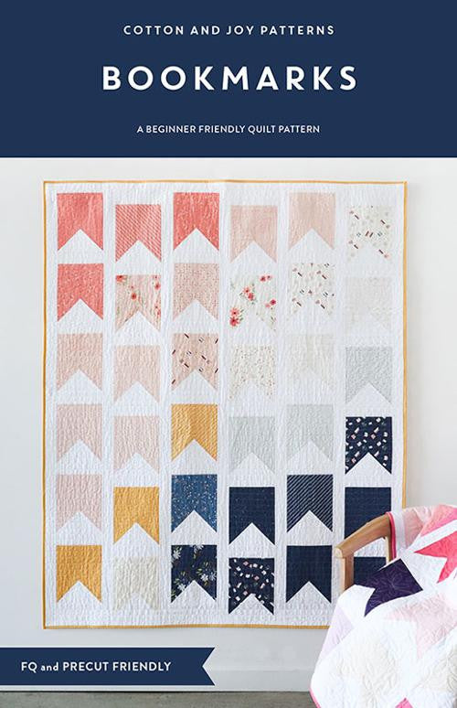 Bookmarks Custom Quilt Kit With Salutations by Rashida Coleman Hale | Pattern by Cotton and Joy