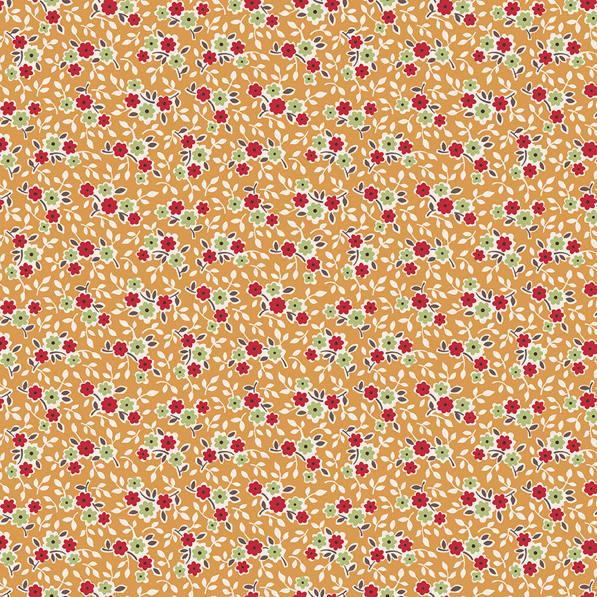 Gentler Times Cherish Cider Yardage by Lori Holt of Bee in My Bonnet For Riley Blake Designs | C16473-CIDER