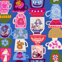 PRESALE Hello Alice Blue Tea Party Ribbon Yardage by Sarah Watts for Ruby Star Society | RS2122 12