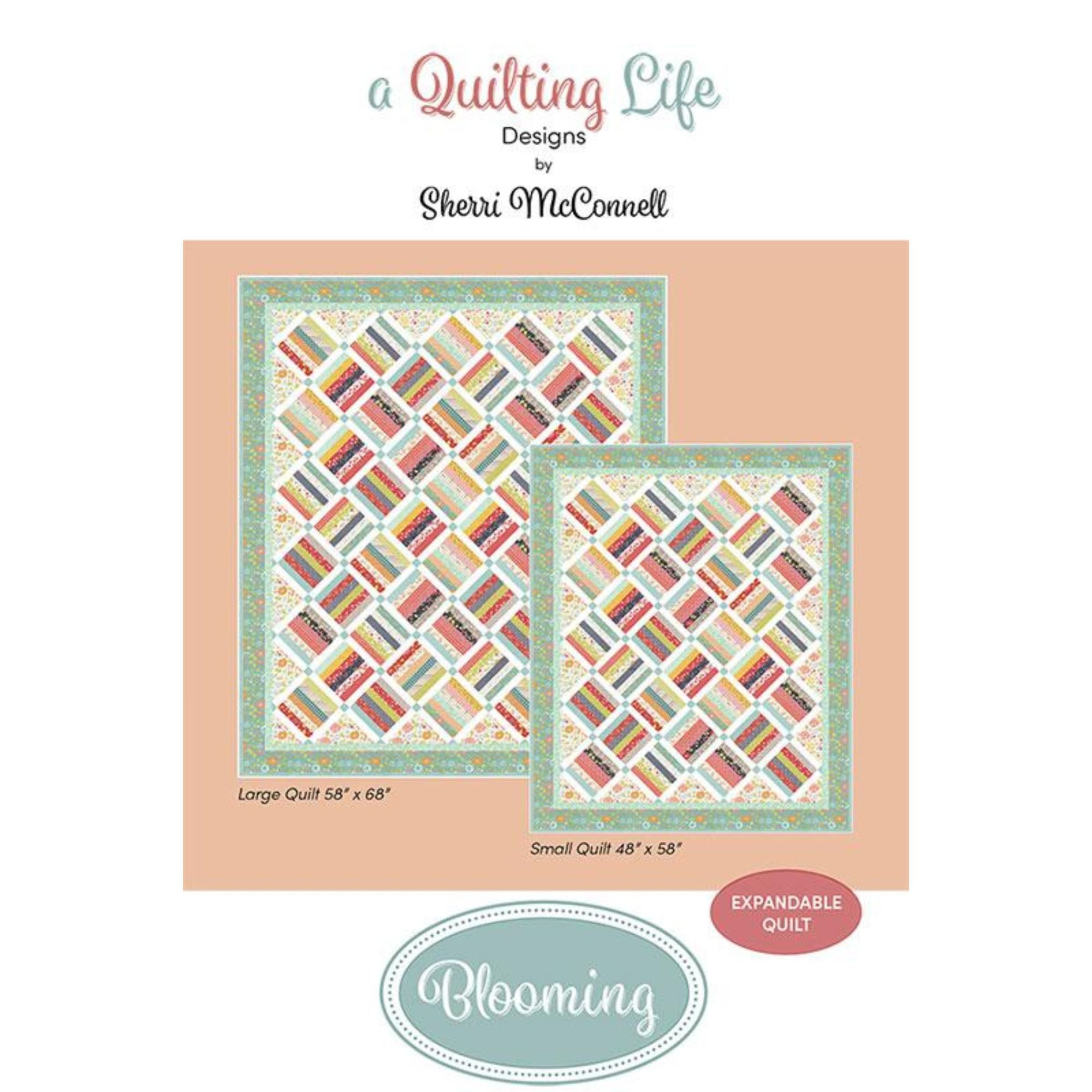 Blooming Custom Quilt Kit With Delightfully Yours by Sherri & Chelsi for Moda Fabrics | 48" x 58" (Medium Version)
