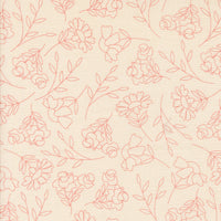 Abloom Spring Sketch Pale Pink Yardage by Corey Yoder for Moda Fabrics | 29211 14
