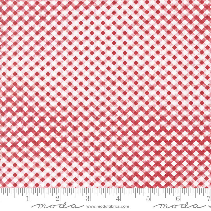 Star Spangled Simple Check Rocket Yardage by April Rosenthal of Prairie Grass for Moda Fabrics | 24175 14