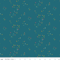First Blooms Mini Blooms Denim Yardage by Heather Peterson for Riley Blake Designs | C16326-DENIM