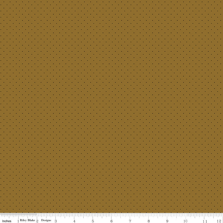 American Jane Pindots Brown by American Jane for Riley Blake Designs | C840-BROWN