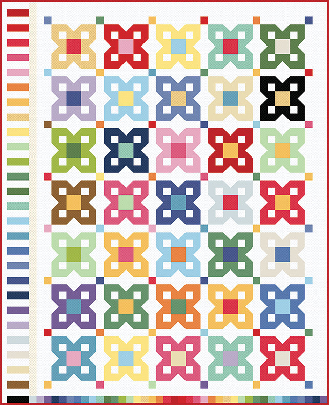 Compose in Key Quilt Pattern by American Jane for Riley Blake Designs | P205-COMPOSE