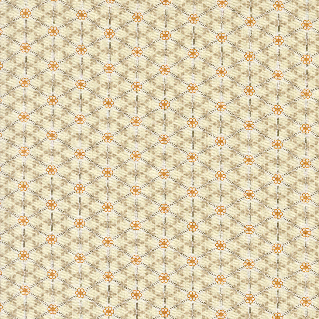 Agatha Road Wreaths Ghost Multi Yardage by Fig Tree & Co for Moda Fabrics | 35413 11