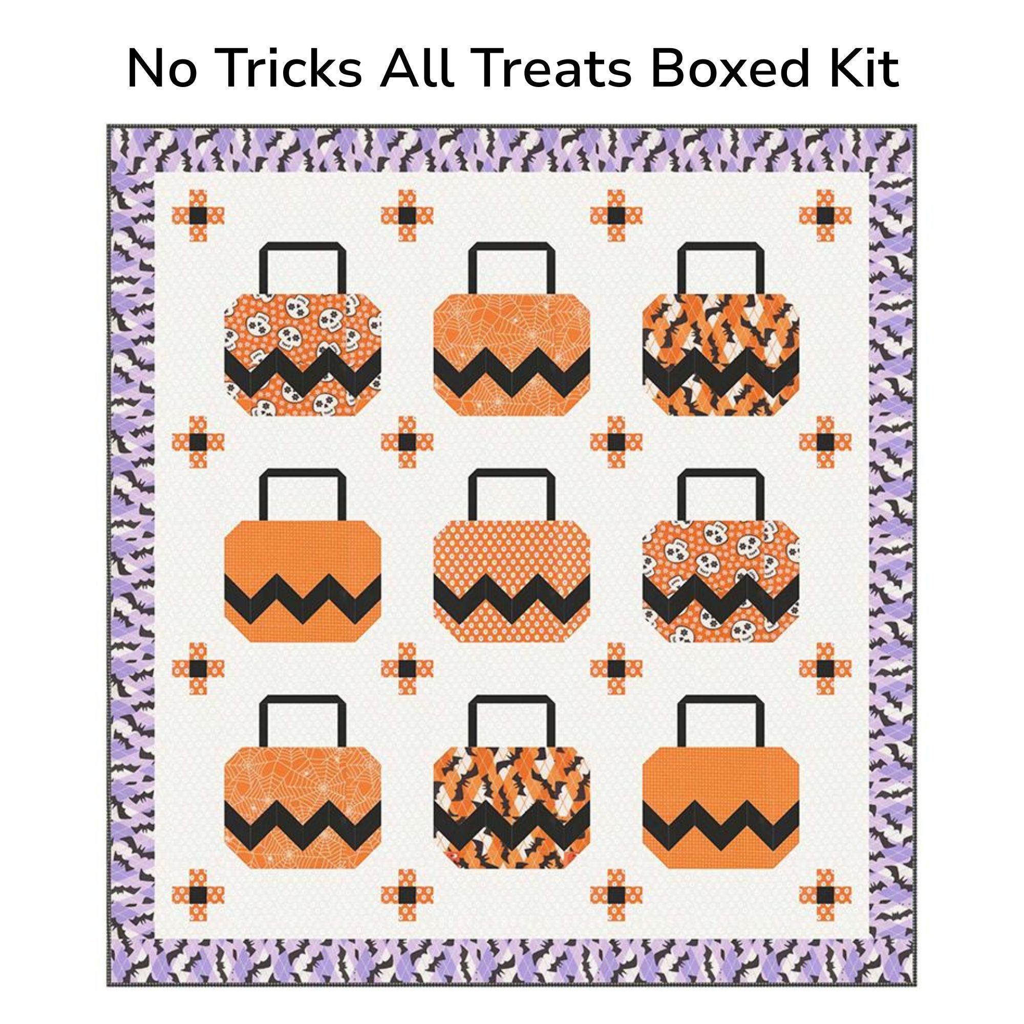 No Tricks All Treats Quilt Kit Boxed With Fab-Boo-Lous by Me and My Sister Designs | KIT22480