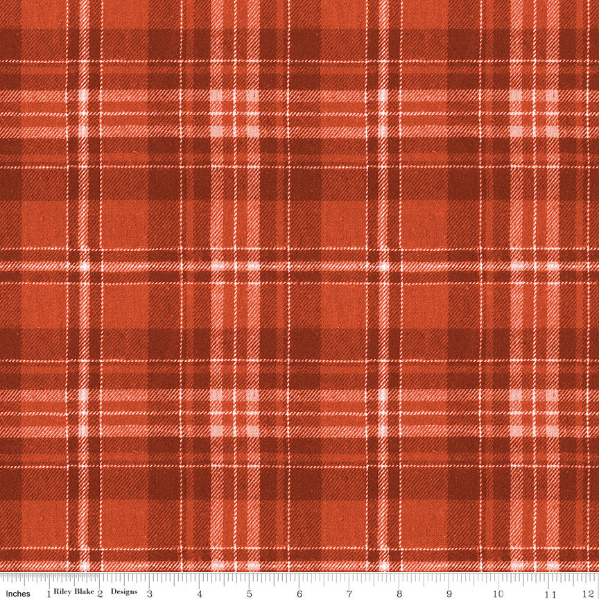 Classic Christmas Plaid Red Yardage by J. Wecker Frisch for Riley Blake Designs |  C16285-RED