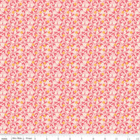 Gentler Times Gracious Coral Yardage by Lori Holt of Bee in My Bonnet For Riley Blake Designs | C16478-CORAL