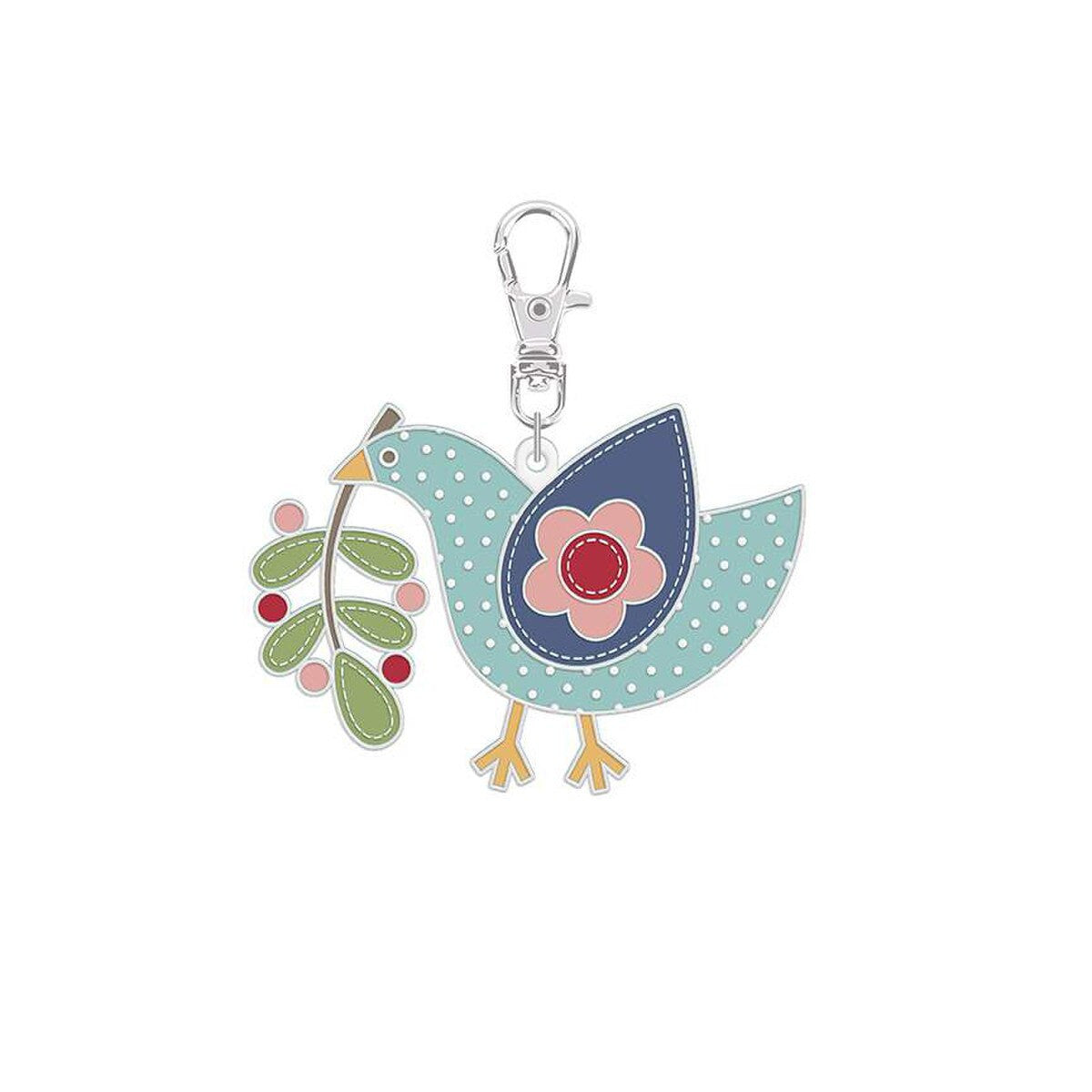 Lori Holt Enamel Happy Charm Bluebird by Lori Holt of Bee in my Bonnet | ST-39774