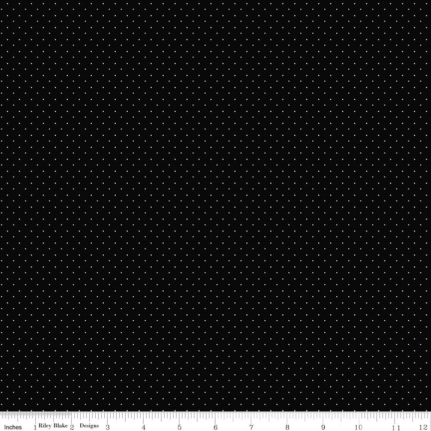 American Jane Pindots Black by American Jane for Riley Blake Designs | C840-BLACK