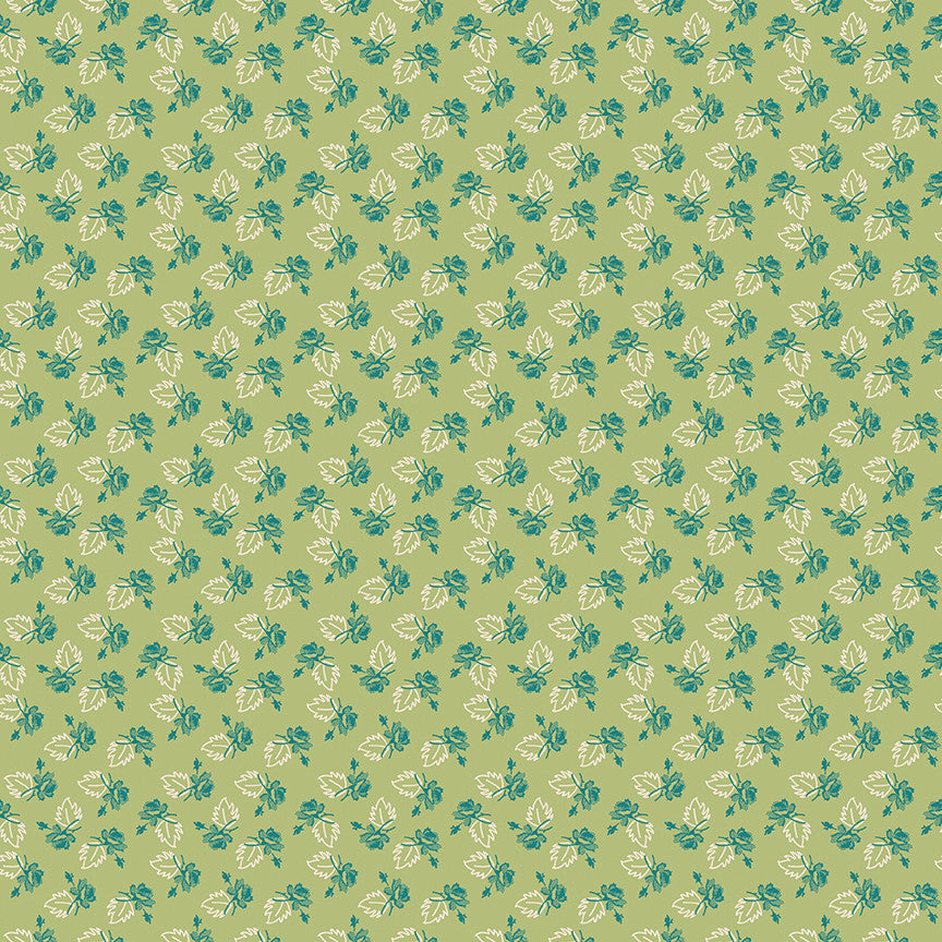 Piece & Plenty Rose Lettuce Yardage Yardage by Lori Holt for Riley Blake Designs | 5 Yard Backing | C15881-LETTUCE