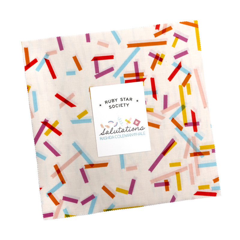 Salutations Layer Cake 10" by Rashida Coleman Hale for Ruby Star Society | 40 Precut 10" Squares | RS1089LC