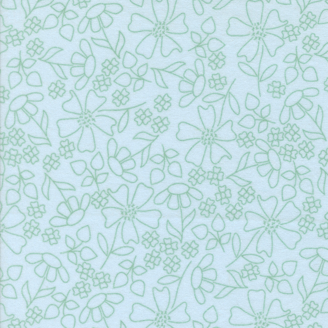 Sherbet Sunshine Flannel Sunshine Sketch Sky Yardage by Corey Yoder for Moda Fabrics | 29223 21F