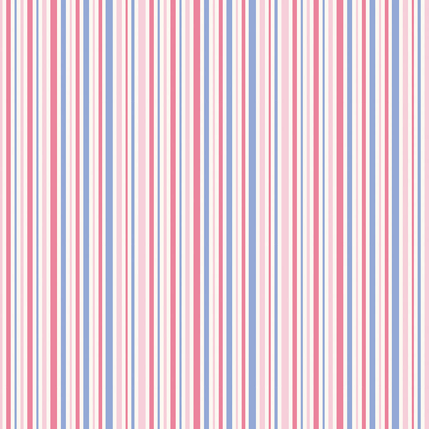 Little Darlin' Stripes Pink Yardage by the RBD Designers for Riley Blake Designs | C16976-PINK
