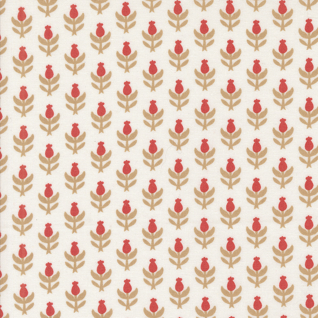 Buon Natale Christmas Thistle Snowflake Yardage by Fig Tree & Co for Moda Fabrics | 35403 11