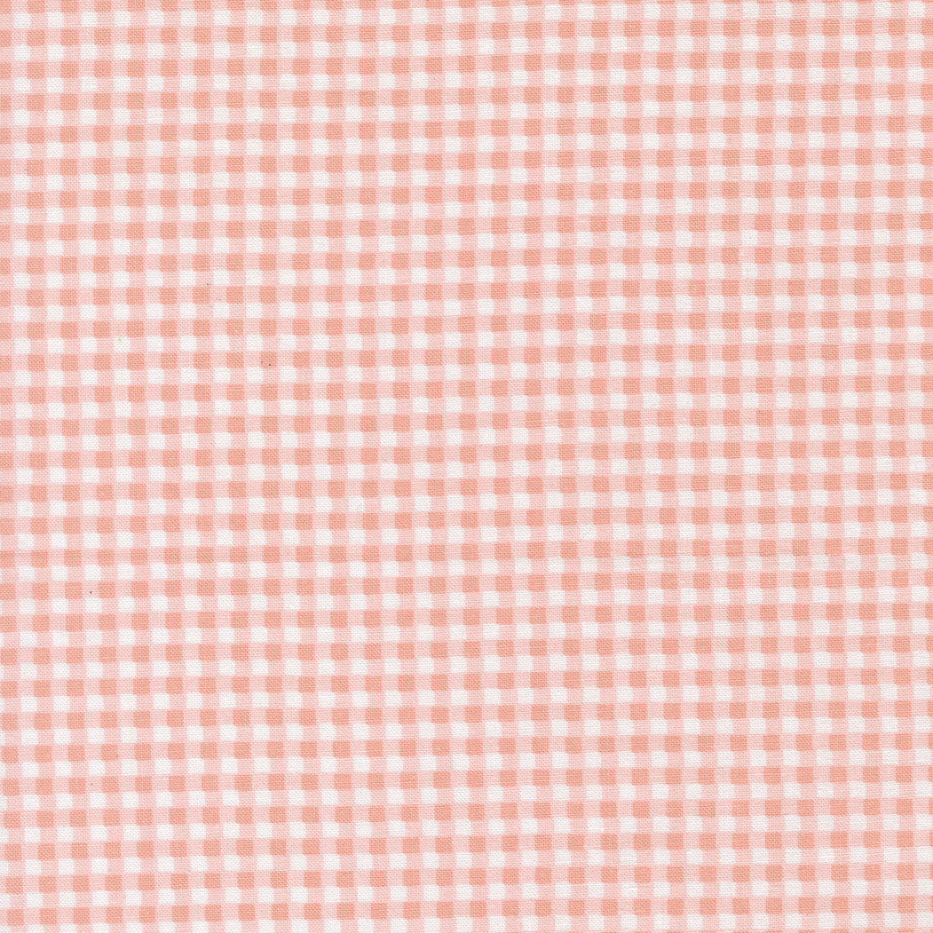 Sunbonnet Mini Gingham Pale Pink Yardage by Heather Briggs of My Sew Quilty Life for Moda Fabrics | 31769 17