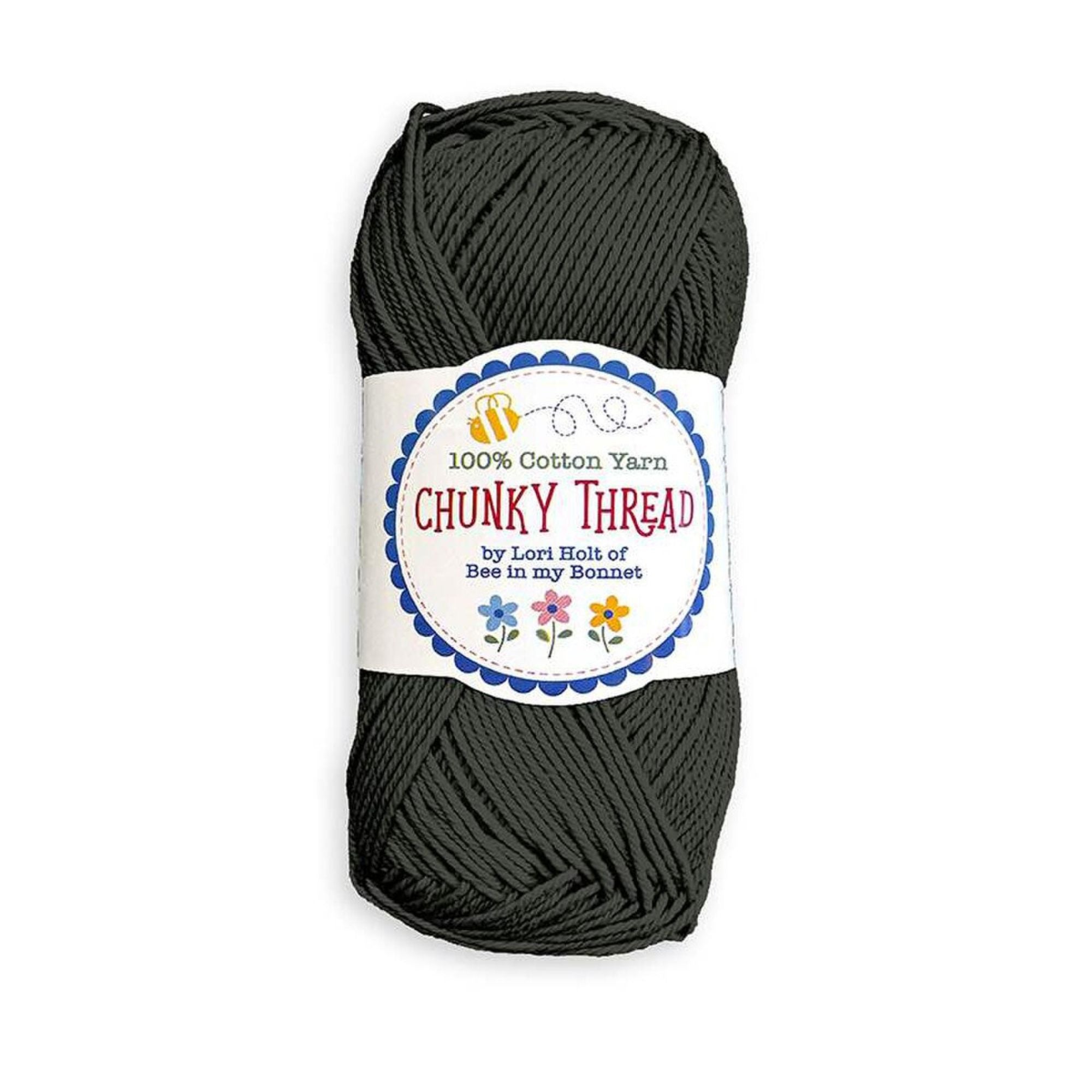 Chunky Thread Chalkboard by Lori Holt of Bee in My Bonnett | 100% Cotton Thread | STCT-43435