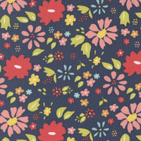 Delightfully Yours Wildflower Navy by Sherri & Chelsi for Moda Fabrics | 37700 19