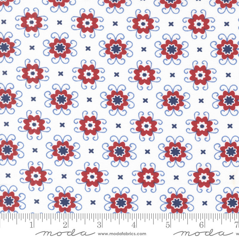 Star Spangled Bandana Patriotic by April Rosenthal of Prairie Grass for Moda Fabrics | 24173 11