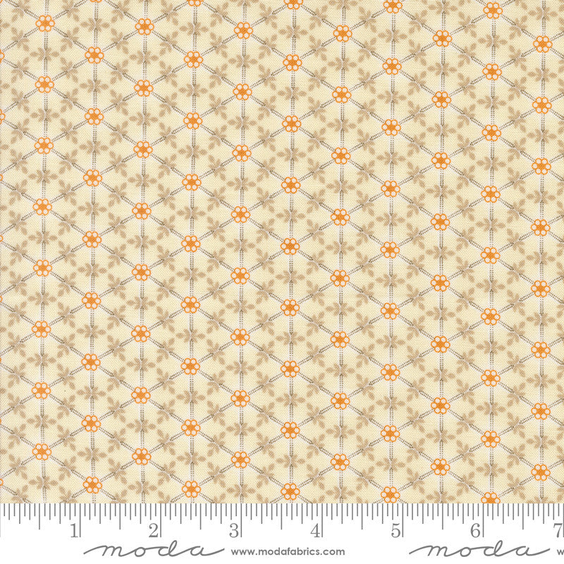 Agatha Road Wreaths Ghost Multi Yardage by Fig Tree & Co for Moda Fabrics | 35413 11