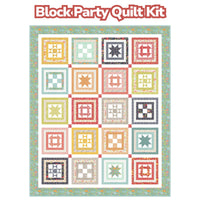 Block Party Custom Quilt Kit With Delightfully Yours by Sherri & Chelsi for Moda Fabrics | 63" x 76 1/2"