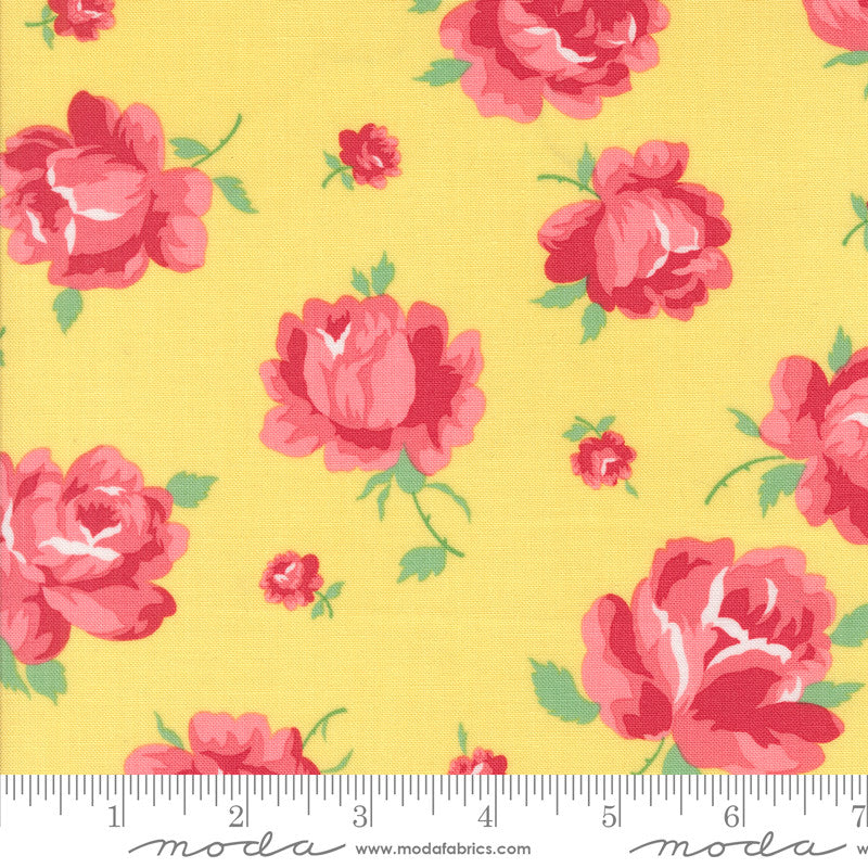 Summertime Rosie Sunshine Yardage by Camille Roskelley for Moda Fabrics | 55320 16