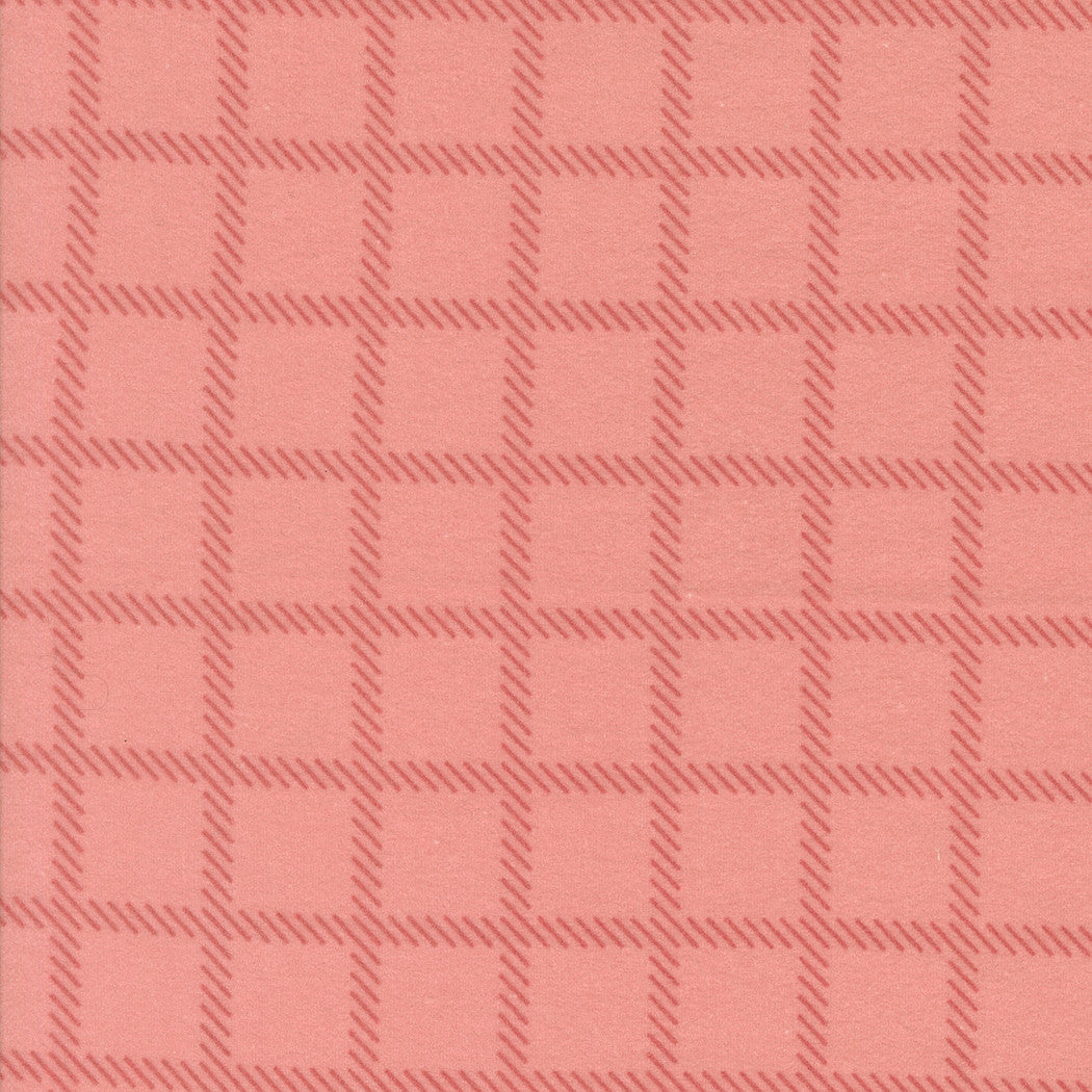 Sherbet Sunshine Flannel Cross Check Flamingo Yardage by Corey Yoder for Moda Fabrics | 29221 13F