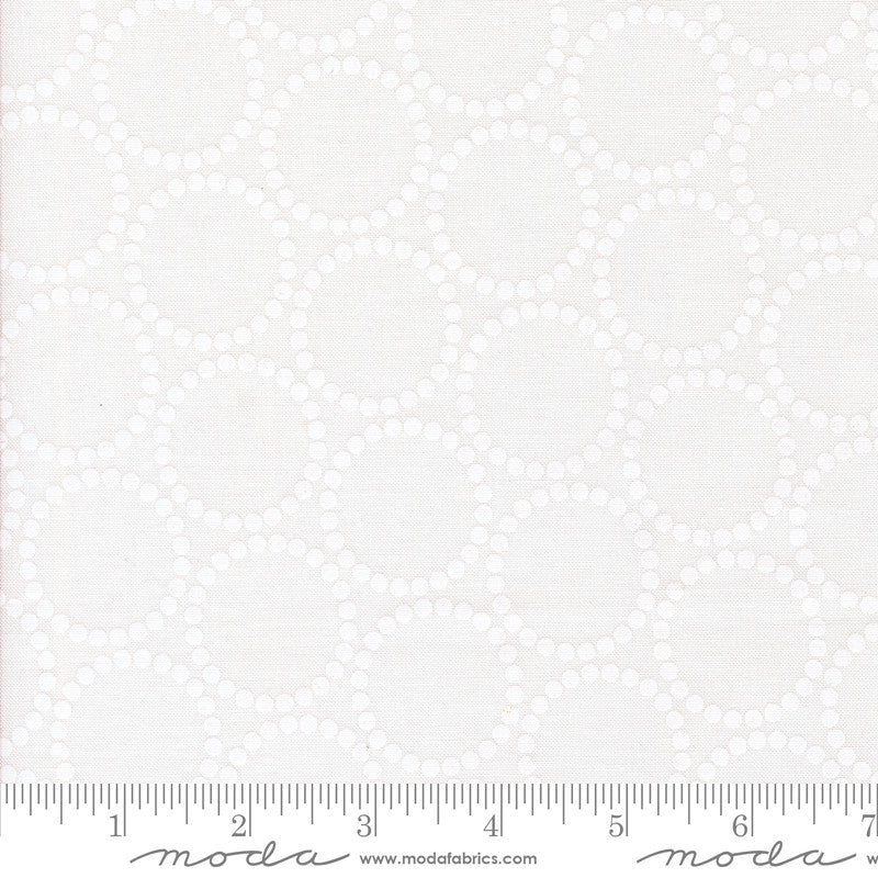 Tiny Christmas Pearl Bracelet Snow White Yardage by Lizzy House for Moda Fabrics | 37136 21