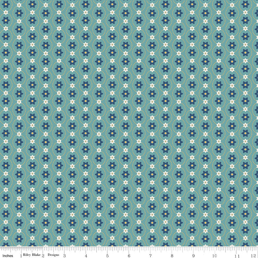 Americana Eleanor Raindrop Yardage by Lori Holt of Bee in My Bonnet for Riley Blake Designs | C16088-RAINDROP