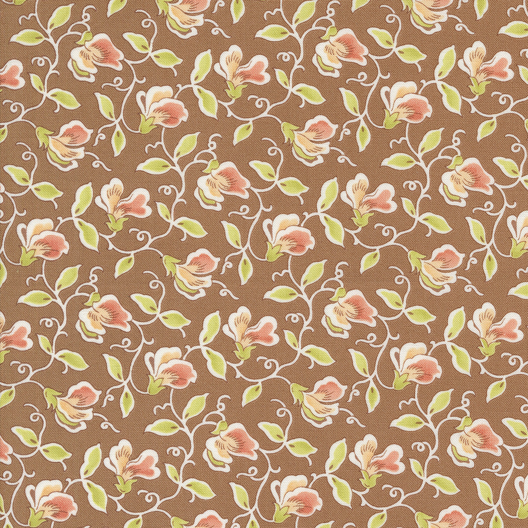Portofino Sweet Pea Sienna Yardage by Fig Tree & Co for Moda Fabrics | 35392 22